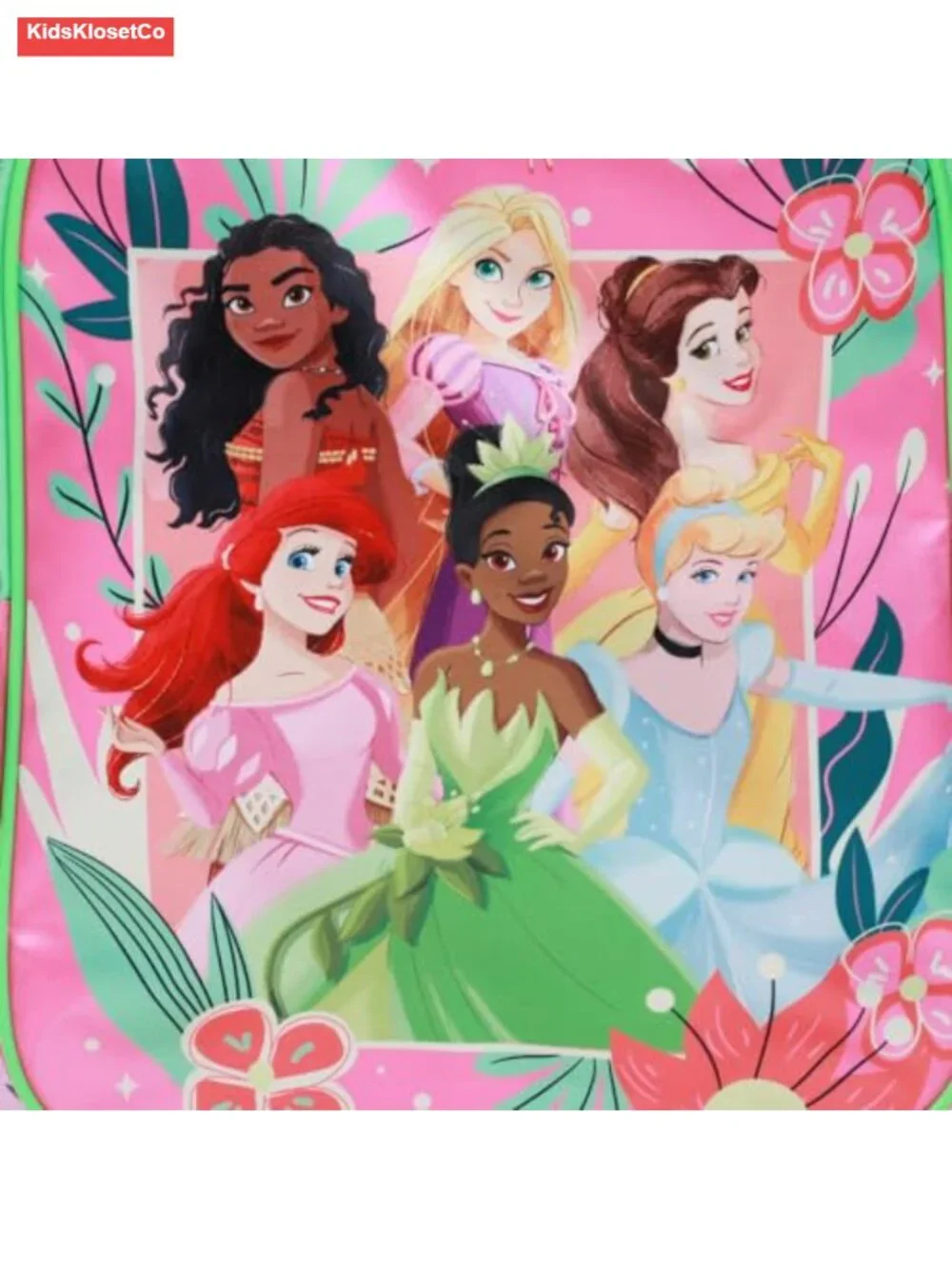 Disney Princess Girls Rolling Backpack with Adjustable Handle